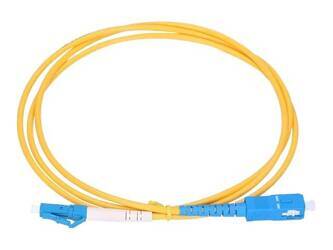 EXTRALINK patchcord LC/UPC-SC/UPC SM G.652D simplex 3.0mm 1m