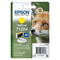 Epson oryginalny ink / tusz C13T12844022, T1284, yellow, blistr, 3,5ml