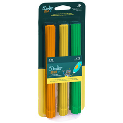 Filament 3Doodler Start, Eko, 2.5mm, 75 sztuk, 3 kolory, Tangerine Tang/ Lemon Zest/Spring Green