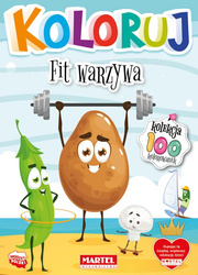 Fit warzywa. Koloruj