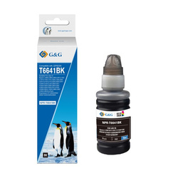 G&G kompatybilny ink / tusz z C13T66414A, NPR-T6641BK-70ml-D, black