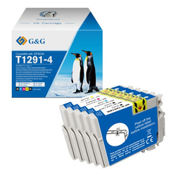 G&G kompatybilny ink / tusz z T129, T1295, NP-R-1291/1291/1292/1293/1294, CMYK, 15ml + 10ml, ml