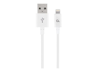 GEMBIRD CC-USB2P-AMLM-2M-W Gembird Kabel USB do 8-pin, ładowanie transmisja (Ipad,Iphone5/6/7/8/X),2m,biały