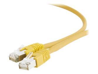 GEMBIRD PP6A-LSZHCU-Y-0.5M Gembird patchcord RJ45, kat. 6A, SFTP, LSZH, 0.5m, żółty