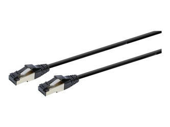 GEMBIRD PP8-LSZHCU-BK-0.5M S/FTP Cat. 8 LSZH patch cord black 0.5m