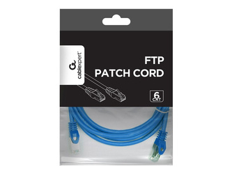 GEMBIRD patchcord RJ45 kat 6 FTP 3m niebieski