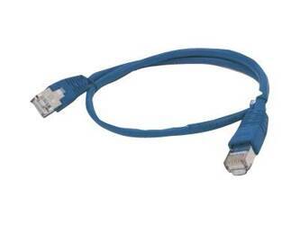 GEMBIRD patchcord RJ45 osłonka zalewana kat 5e UTP 1m niebieski