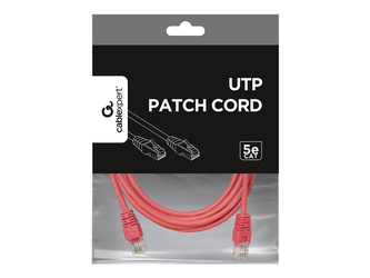 GEMBIRD patchcord RJ45 osłonka zalewana kat 5e UTP 3m różowy