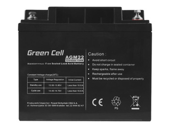 GREEN CELL Akumulator AGM22 AGM 12V 40Ah