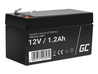 GREEN CELL Battery AGM 12V 1.2 Ah