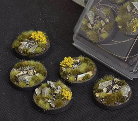 Gamers Grass: Bases Round - Highland 40 mm (5 szt.)