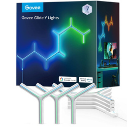 Govee H6065 Y Shape Light Panel 7-pack | Oświetlenie LED | RGBIC, 2.4GHz Wi-Fi, Bluetooth