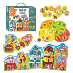 Gra edukacyjna Farm world for toddlers RK1310-01