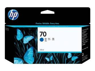 HP 70 original ink cartridge blue standard capacity 130ml 1-pack with Vivera ink