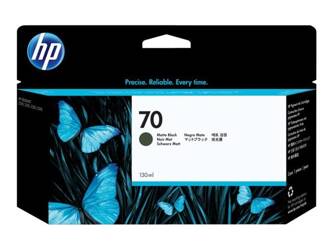 HP 70 original ink cartridge matte black standard capacity 130ml 1-pack with Vivera ink