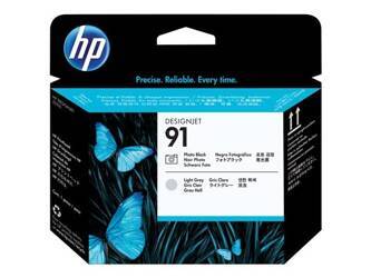 HP 91 original printhead photo black and light grey standard capacity 1-pack