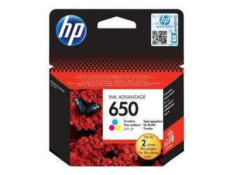 HP CZ102AE BHK Tusz HP 650 color