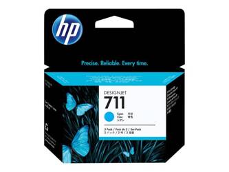 HP CZ134A Tusz HP 711 cyan 3x29ml