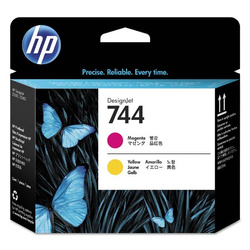 HP oryginalny głowica drukująca F9J87A, HP 744, magenta/yellow