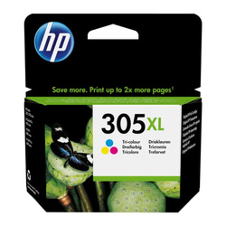 HP oryginalny ink / tusz 3YM63AE, HP 305XL, HP 305XL, Tri-colour, High yield