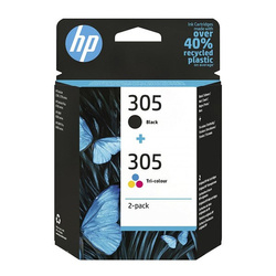 HP oryginalny ink / tusz 6ZD17AE#301, HP 305, blistr, 2-pack