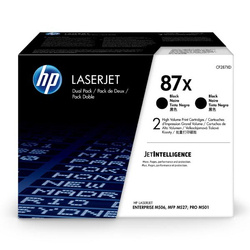 HP oryginalny toner CF287XD, HP 87X, black, 36000 (2x18000)s, dual pack, 2x2,7 kg