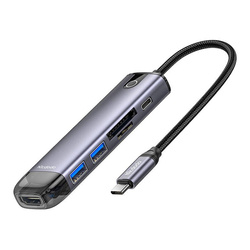 Hub USB-C Mcdodo HU-7420 10w1 (USB-C, HDMI, VGA, USB3.0*2, USB3.0*2, SD, TF)