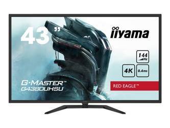 IIYAMA G4380UHSU-B1 43inch VA UHD Pro-Gaming G-Master Red Eagle 144Hz 550cd/m2 0.4ms HDR 2xHDMI 2xDP