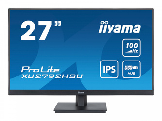 IIYAMA XU2792HSU-B6 27inch ETE IPS-panel 1920x1080 100Hz 250cd/m Speakers HDMI DisplayPort 0.4ms MPRT FreeSync USB-HUB