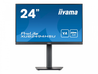 IIYAMA XUB2494HSU-B2 24inch ETE VA-panel 1920x1080 15cm height adj. stand 4ms 250cd/m2 HDMI DP Speakers