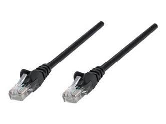 INTELLINET 320740 Intellinet patch cord RJ45. kat. 5e UTP. 1m czarny. 100 miedź