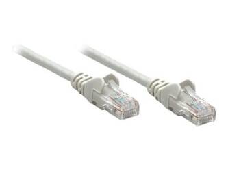 INTELLINET patch cord RJ45. kat. 5e UTP. 10m szary. 100 miedź