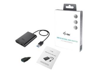 ITEC U3DUAL4KHDMI i-tec USB 3.0 / USB-C Dual HDMI 2x 4K Ultra HD Video Adapter