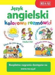 Język angielski - kolorowe rozmówki + MP3 REA