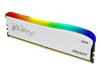 KINGSTON 8GB 3600MT/s DDR4 CL17 DIMM FURY Beast White RGB SE