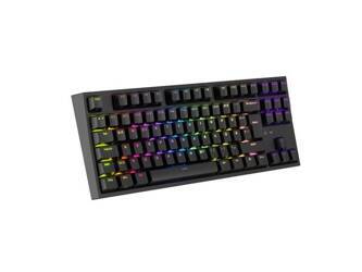 KLAWIATURA DLA GRACZY GENESIS THOR 404 TKL DE PODŚWIETLENIE RGB MECHANICZNA CZARNA GATERON YELLOW PR