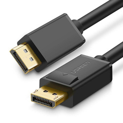 Kabel DisplayPort do DisplayPort UGREEN DP102, 4K, 3D, 2m (czarny) 10211