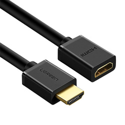 Kabel HDMI męski do HDMI żeński UGREEN, 3m (czarny) 10145