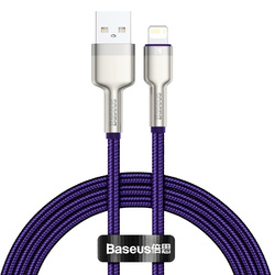 Kabel USB do Lightning Baseus Cafule, 2.4A, 1m (fioletowy)