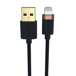 Kabel USB do Lightning Duracell 2m (czarny)