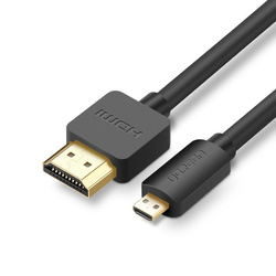 Kabel micro HDMI - HDMI UGREEN 4K 3D 2m (czarny) 30103