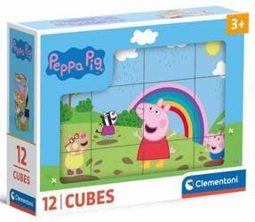 Klocki  Peppa Pig 12 elementów 41195