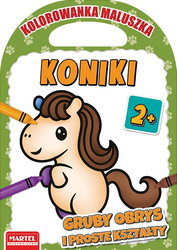 Koniki. Kolorowanka maluszka