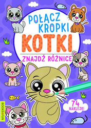 Kotki. Połącz kropki, znajdź różnicę