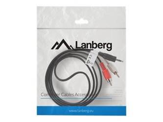 LANBERG CA-MJRC-10CC-0015-BK Lanberg kabel stereo audio Mini Jack 3,5mm (M)->2x RCA Cinch 1.5m