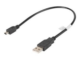 LANBERG CA-USBK-10CC-0003-BK Lanberg kabel USB 2.0 mini AM-BM5P 30cm czarny
