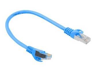 LANBERG PCF6-10CC-0025-B Lanberg Patchcord RJ45 cat.6 FTP 0.25m niebieski