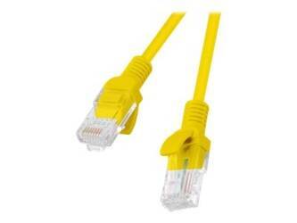 LANBERG PCU5-20CC-0050-Y Lanberg Patchcord RJ45, kat. 5e, UTP, 0.5m, żółty, op. zbiorcze 10 szt