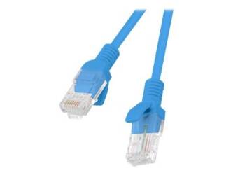 LANBERG PCU5-20CC-0200-B Lanberg Patchcord RJ45, kat. 5e, UTP, 2m, niebieski, op. zbiorcze 10 szt