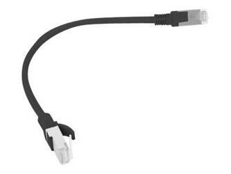 LANBERG PCU6-10CC-0025-BK Lanberg Patchcord RJ45 kat. 6 UTP 0.25m czarny